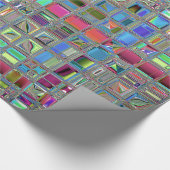 Jewelee moderne Mosaik-Kunst Geschenkpapier (Ecke)