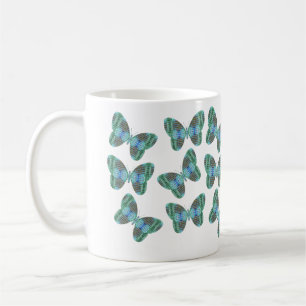 Jewelen Butterfly Illustration Kaffeetasse