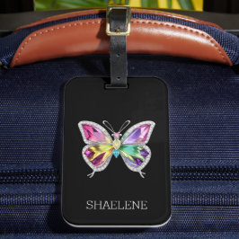 Jewelen Rainbow Crystal Butterfly Gepäckanhänger
