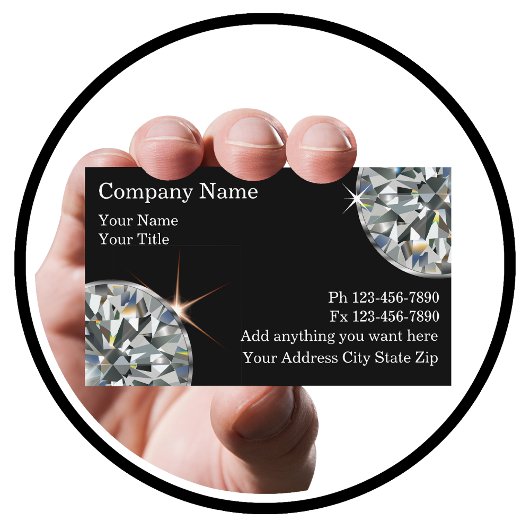 Jeweler Business Cards Visitenkarte