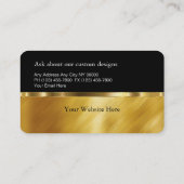 Jewelery Business Cards Visitenkarte (Rückseite)