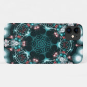 Jewelia : Aqua Green Fraktal Juwelen Case-Mate iPhone Hülle (Rückseite (Horizontal))