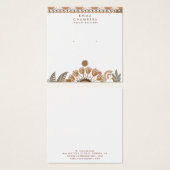 Jewelier Designer Boho Terracotta Earring Display (Vorne & Hinten)