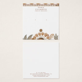 Jewelier Designer Boho Terracotta Earring Display