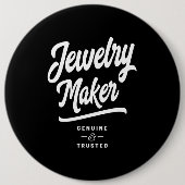 Jewelier Maker Job Title Gift Button (Vorderseite)