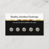 Jewelier-Visitenkarten Visitenkarte (Vorderseite)