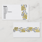 JEWELRY BUSINESS CARD - White Visitenkarte (Vorne/Hinten)