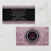 Jewelry Diamond Vielen Dank Visitenkarte (Vorne/Hinten)
