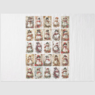 Jewelry Maker Snowman Seidenpapier