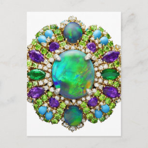 Jewelry Mandala Postkarte