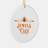 Jewels Cafe Weihnachtsdekoration Keramik Ornament (Rechts)