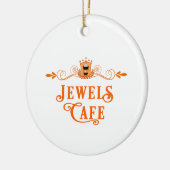 Jewels Cafe Weihnachtsdekoration Keramik Ornament (Links)
