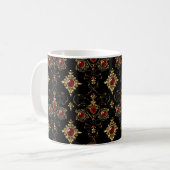 Jewels Elegant Pattern Kaffeetasse (Vorderseite Links)