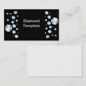 Jewels Kristall Diamond Business Cards Visitenkarte (Vorne/Hinten)
