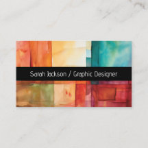 Jeweltone Color Blocks Graphic Artist