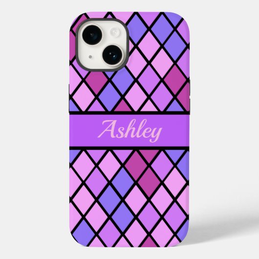 Jeweltone Diamonds Case-Mate iPhone Hülle (Rückseite)