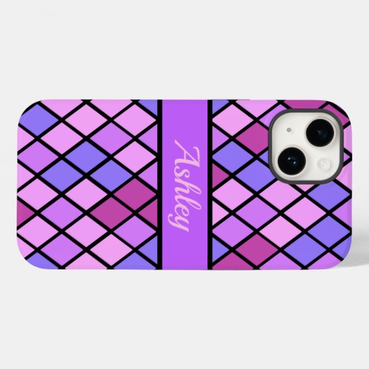 Jeweltone Diamonds Case-Mate iPhone Hülle (Rückseite (Horizontal))