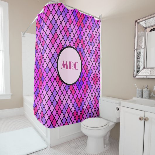 Jeweltone Diamonds Duschvorhang (Beispiel)