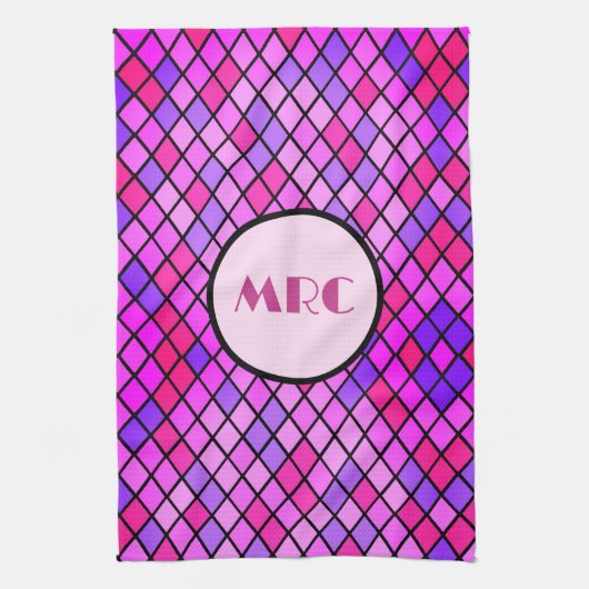 Jeweltone Diamonds Geschirrtuch (Vertikal)