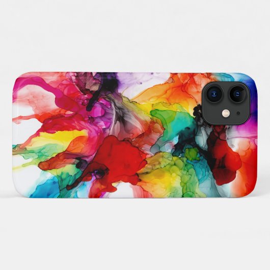 Jeweltone Prism - Aquarell Case-Mate iPhone Hülle (Rückseite (Horizontal))