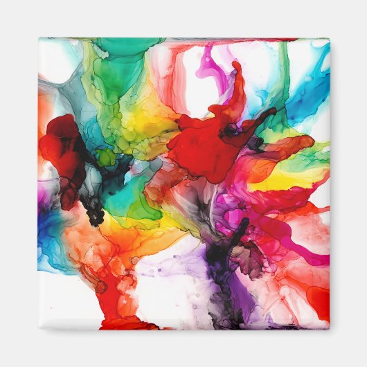 Jeweltone Prism - Aquarell Magnet (Vorne)