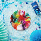 Jeweltone Prism - Aquarell Pappteller (Party)