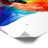 Jeweltone Prism - Aquarell Poster (Ecke)