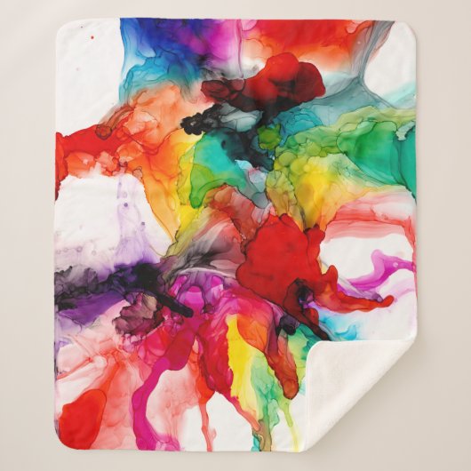 Jeweltone Prism - Aquarell Sherpadecke (Vorderseite)