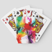 Jeweltone Prism - Aquarell Spielkarten (Rückseite)