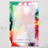 Jeweltone Prism - Wasserfarbe Briefpapier (Vorderseite)