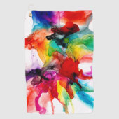 Jeweltone Prism - Wasserfarbe Golfhandtuch (Vorderseite)