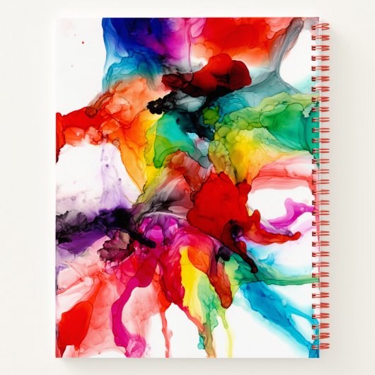 Jeweltone Prism - Wasserfarbe Notizblock (Rückseite)