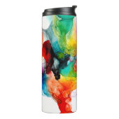 Jeweltone Prism - Wasserfarbe Thermosbecher (Nach links gedreht)