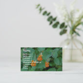 Jewelweed Nature Fotografy Business Card Visitenkarte (Stehend Vorderseite)