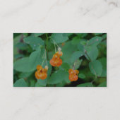 Jewelweed Nature Fotografy Business Card Visitenkarte (Rückseite)