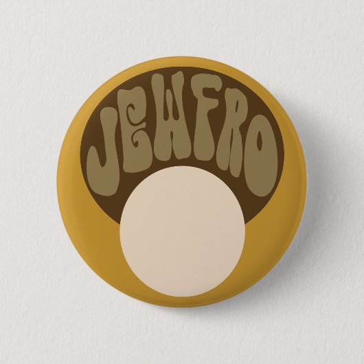 Jewfro Button (Vorderseite)