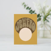 Jewfro Postkarte (Stehend Vorderseite)
