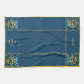 Jewish Al Netilat Yadayim Pomegranate Handwäsche Geschirrtuch (Horizontal)