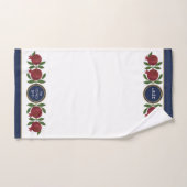 Jewish Al Netilat Yadayim Pomegranate Handwäsche Handtuch (Handtuch)