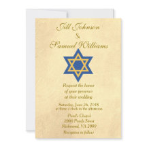 Jewish Blue und Gold Star von David Wedding