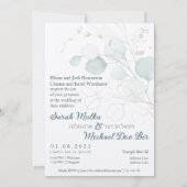 Jewish Chuppah Eucalyptus Gold Customizing (Rückseite)