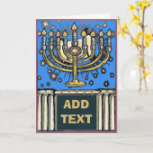 Jewish Congratulations, add text Karte (Gelbe Blume)