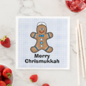 Jewish Gingerbread Man Chrismukkah Napkins Serviette (Beispiel)