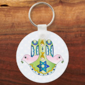 Jewish Hamsa Schlüsselanhänger (Vorderseite)