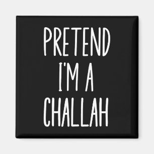 Jewish Hanukkah Challah Easy Halloween-Kostüm Magnet