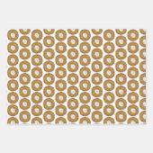 Jewish Holidays Hanukkah Latke Challah Sufganiyah Geschenkpapier Set (Vorderseite)