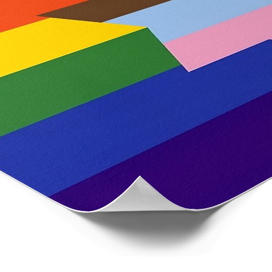 Jewish Include Pride Flag Poster (Ecke)