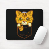 Jewish Kitten Cket Cat Menorah Hanukkah Pajamas Ch Mousepad (Mit Mouse)