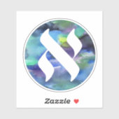 Jewish Language Project Logo Aufkleber (Blatt)