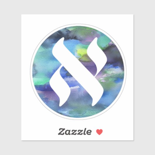 Jewish Language Project Logo Aufkleber (Blatt)